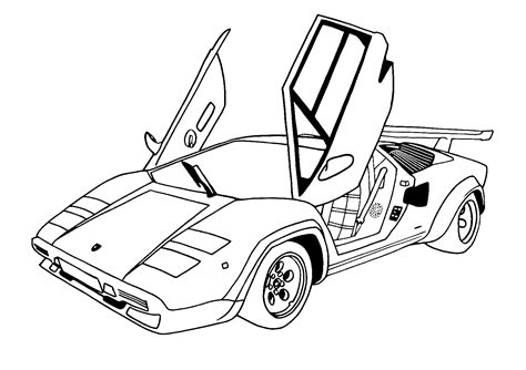 İtalya'da geçen yüzyılın 60'larında ortaya çıktı. Lamborghini Boyama / Bizim kitap boyama, özellikle ünlü ...