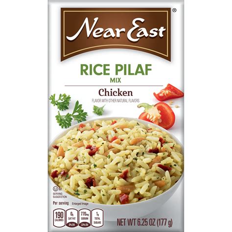 Near East Rice Pilaf Mix Chicken 6 25 Oz Box Walmart Com