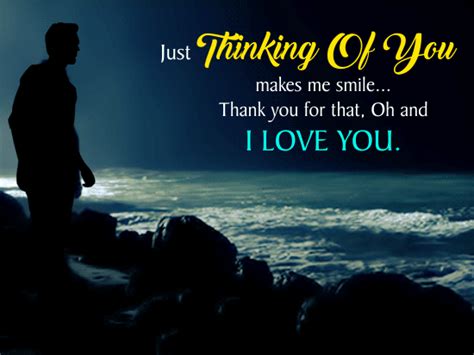 Thinking Of You Makes Me Smile Free Thinking Of You Ecards 123 Greetings