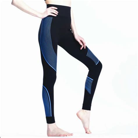 Quick Dry Pants Women Fitness Sporting Leggings High Waist Elastic Leggings Slim Printing Ankle