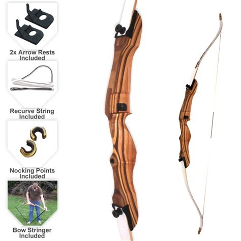 Core Archery 66 Wooden Recurve Training Bow