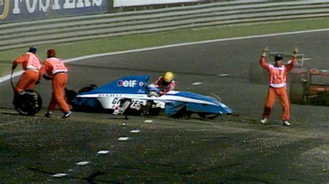 Ayrton Senna Saves Erik Comas 1992 Belgian Grand Prix Youtube