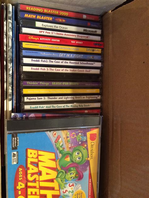 Mom Found A Box Filled With All Of These Old Computer Games From The 90