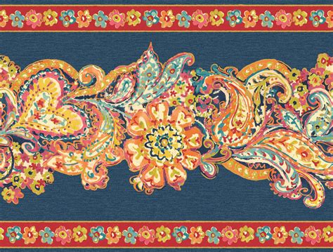 Red Paisley Wallpaper Wallpapersafari