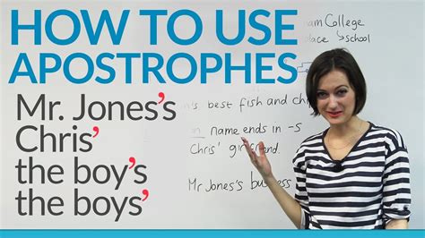 How To Use Apostrophes In English Youtube