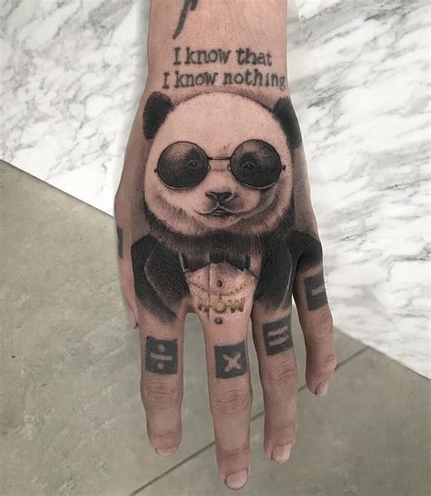 Bang Bang Tattoo On Instagram 🐼 Turanart Hand Tattoos Hand