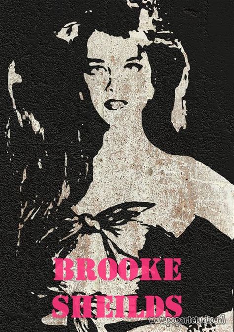 Brooke Shields Brooke Shields Peace And Love Pop Art Feelings