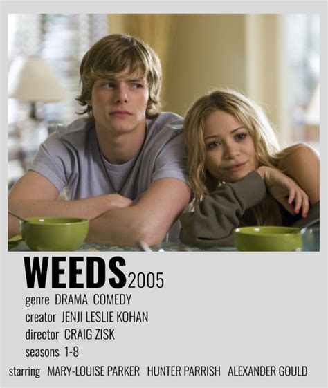 Alexander Gould Weed Posters Hunter Parrish Mary Louise Parker Craig Season Movie Tv