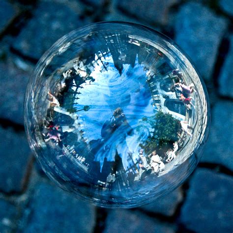 Amazing Photography Reflection Of Bubbles