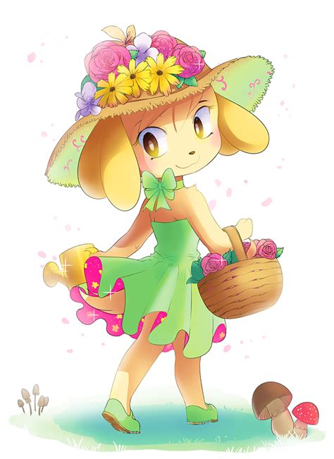 Isabelle By Jiayi D8athti Isabelle Animal Crossing Fan Art