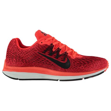 Mens Nike Zoom Winflo 5 Running Trainers Red/Grey, Trainers | Nielsen ...