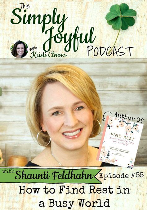 SJP 055 Shaunti Feldhahn How To Find Rest In A Busy World With