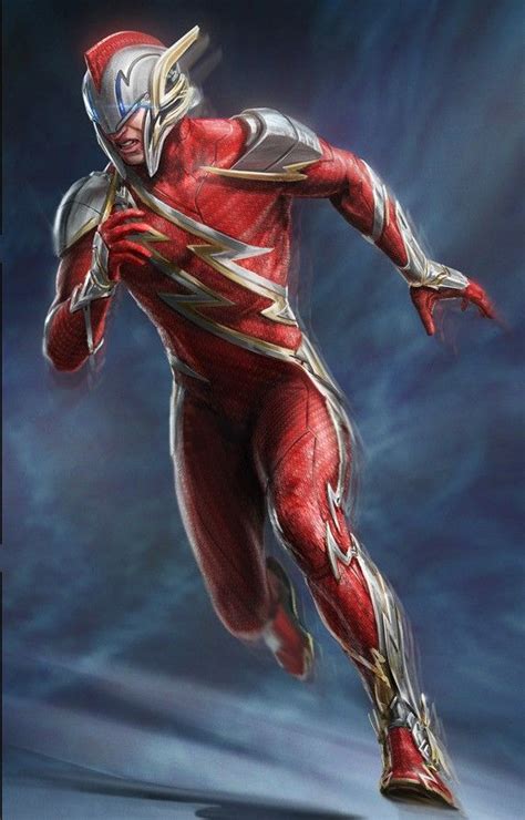 The Flash Concept Art From Injustice 2 Decopunk Raypunk