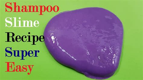 Shampoo Slime Recipe Super Easyhow To Make Shampoo Slime Recipe No