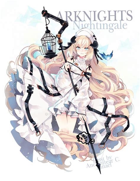 arknight nightingale s fanart by zanael on deviantart fan art deviantart anime