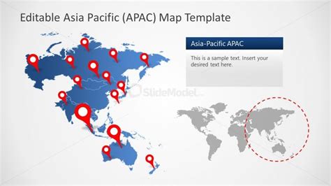 Editable Powerpoint Asia Pacific Maps Slidemodel My Xxx Hot Girl