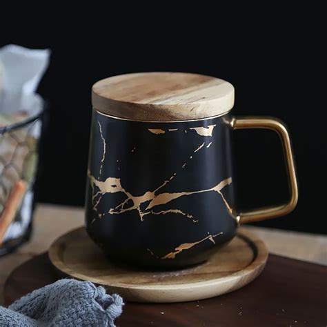 Sm011 item name sinking there are 7,260 suppliers who sells black white coffee mugs on alibaba.com, mainly located in asia. 400ml marble with gold inlay ceramic coffee mugs with wood ...