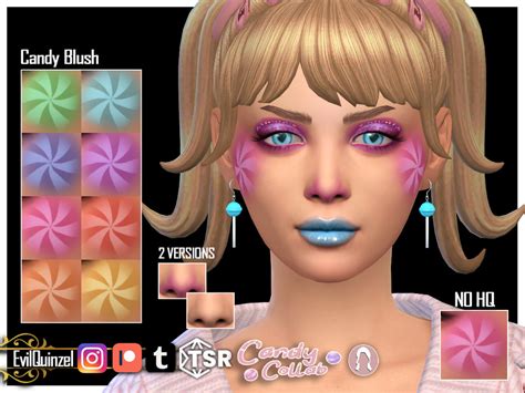 The Sims Resource Candy Blush In 2022 Blush Makeup Robotic Arm Tattoo