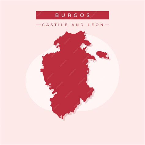 Premium Vector Vector Illustration Vector Of Burgos Map Spain