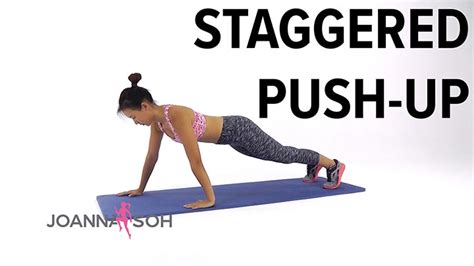 Staggered Push Up