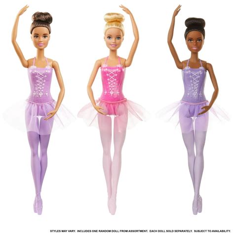 Barbie Ballerina Doll With Tutu And Sculpted Toe Shoes Styles May Vary