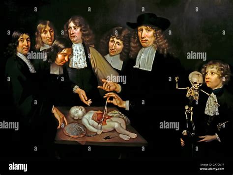 The Anatomy Lesson Of Dr Frederick Ruysch By Jan Van Neck 1683 The
