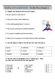 A final volume of reflections, which provides an insight into the author's. The little Prince - ESL worksheet by namalho