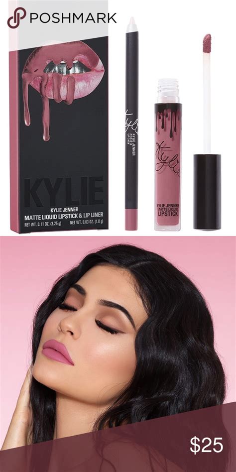 Kylie Cosmetics Posie K Matte Lip Kit Lipstick New In Box Lipstick And