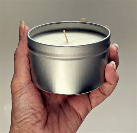 Library Scent 8 Oz Candle Tin Library Candle Soy Wax Candles 8 Etsy