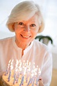 Elderly woman celebrating birthday - Stock Image - C031/1263 - Science ...