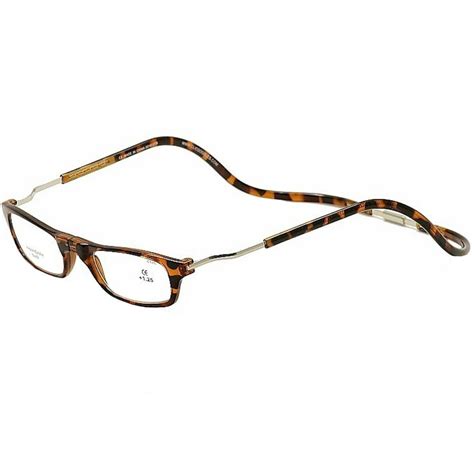 Clic Reader Eyeglasses Original Xxl Tortoise Magnetic Reading Glasses 1 75
