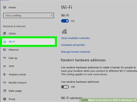 Then open the camera settings by swiping down the touch screen:. How to Connect to WiFi in Windows 10 (with Pictures) - wikiHow