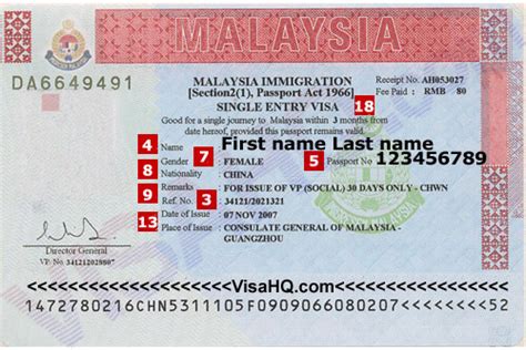 5) letter of invitation from the. Visa-On-Arrival Facility For Visitors To Malaysia | My ...