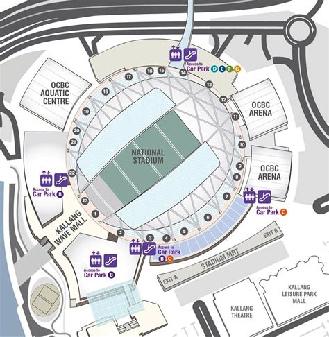 Map Of Singapore National Stadium Maps Of The World Reverasite