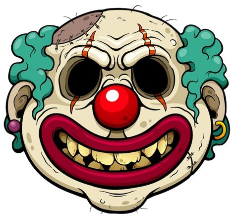 Premium Vector Cartoon Zombie Clown