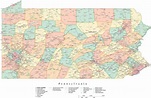 Map Of Pa Counties