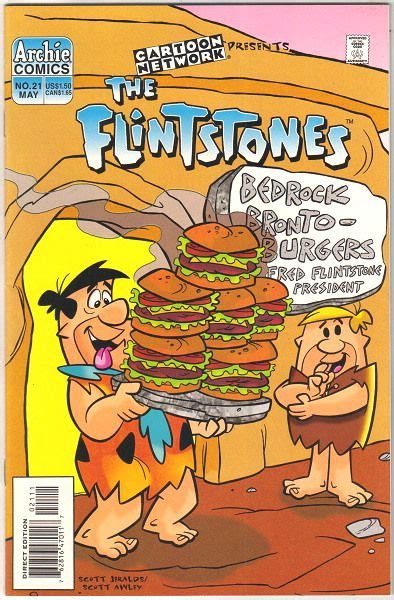 Fred Barney And Freds Favorite Food Bronto Burgers Flintstone