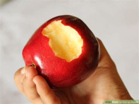 How To Eat An Apple 11 Steps With Pictures Wikihow