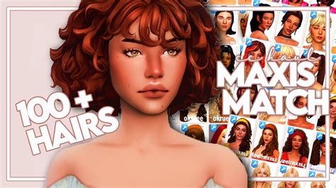 110 🌹 My Favorite Maxis Match Hairstyles And Links 2021 The Sims 4