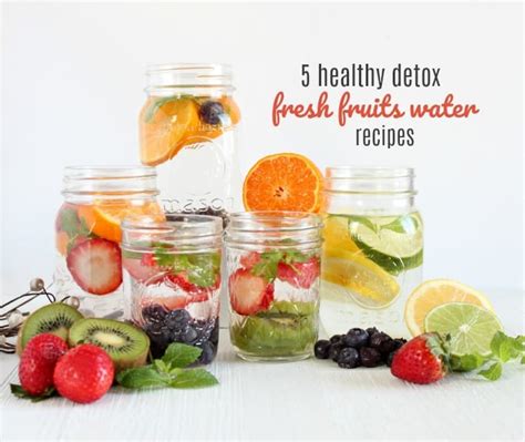 Healthy Detox Water Recipes With Fresh Fruits My Sweet Zepol