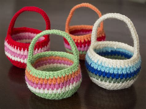 Ravelry Mini Crochet Easter Basket Pattern By Rebecca Scott