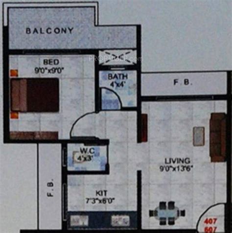 725 Sq Ft 1 Bhk Floor Plan Image Sambhav Jai Plaza Available For Sale