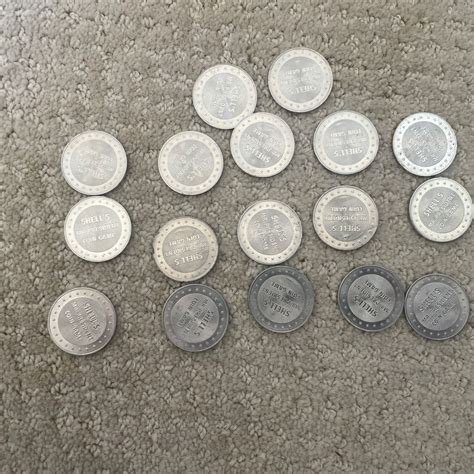 17 Vintage Shells Mr President Coin Game Lot Of Aluminum Coins Ebay