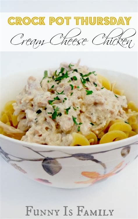You can shred the chicken when. Crock Pot Cream Cheese Chicken