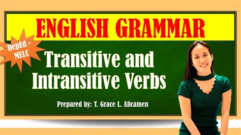 Transitive And Intransitive Verbs English Grammar Youtube