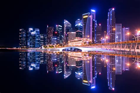 Singapore City Skyline 5k Hd World 4k Wallpapers Images Backgrounds