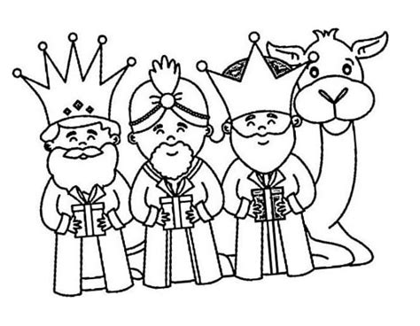 Dibujos De Reyes Magos Para Colorear Reverasite