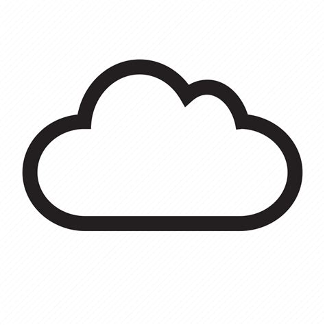 Cloud Icon Download On Iconfinder On Iconfinder