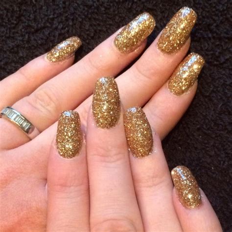 Sparkle Nails Gold