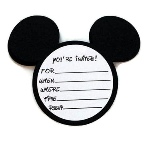 Download them for free in ai or eps format. Blank Mickey Mouse Baby Shower Invitations | FREE ...